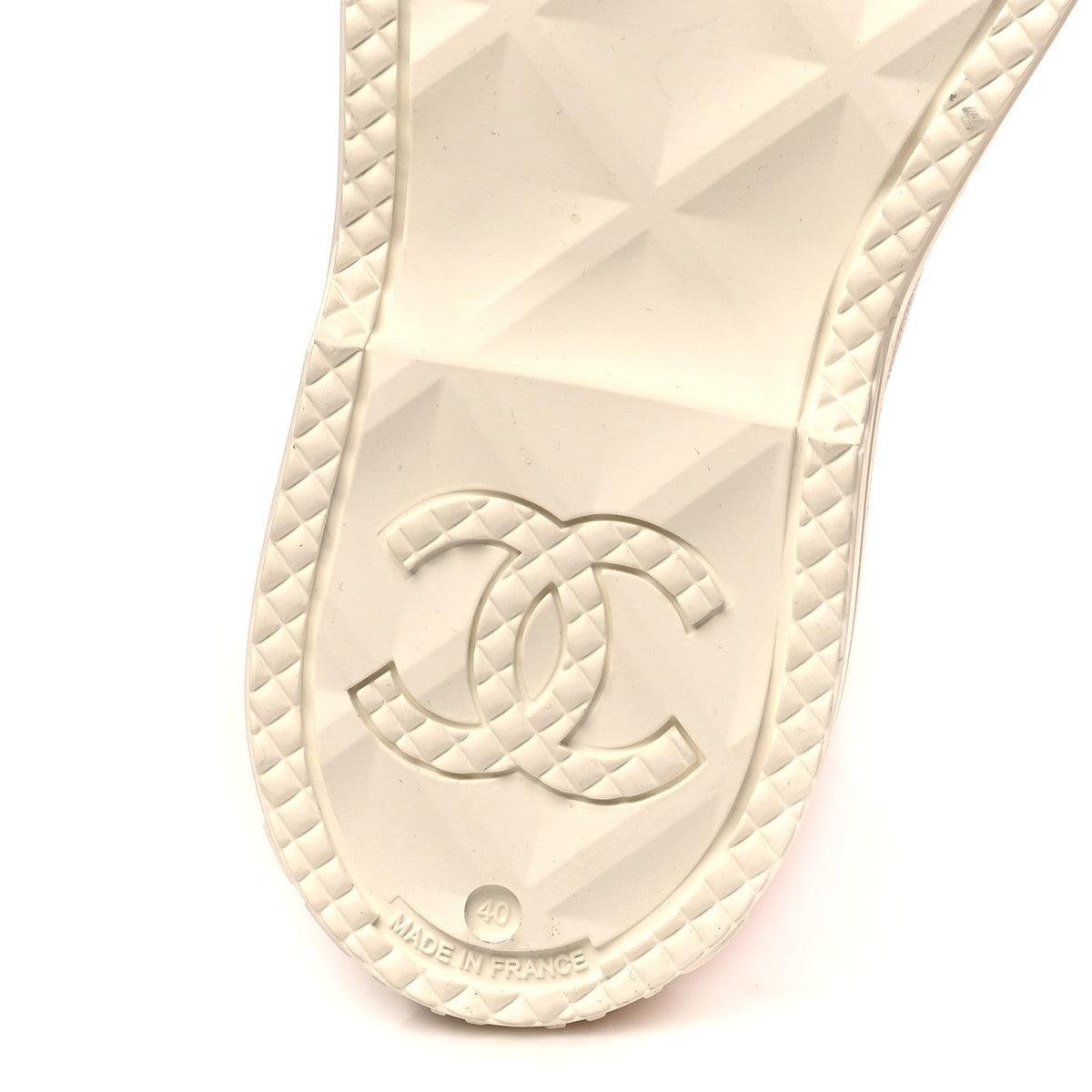 Caoutchouk CC High Boots 40 Light Pink White