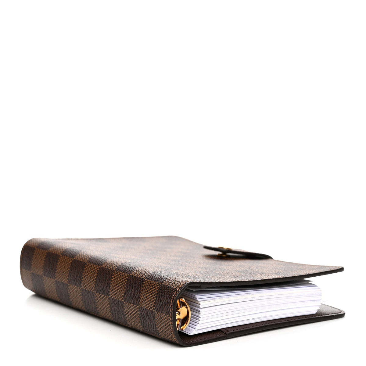 Damier Ebene Medium Ring Agenda Cover