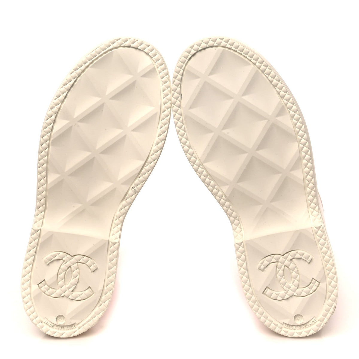 Caoutchouk CC High Boots 40 Light Pink White