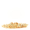 Brass Anagram Donut Chain Shoulder Strap Gold