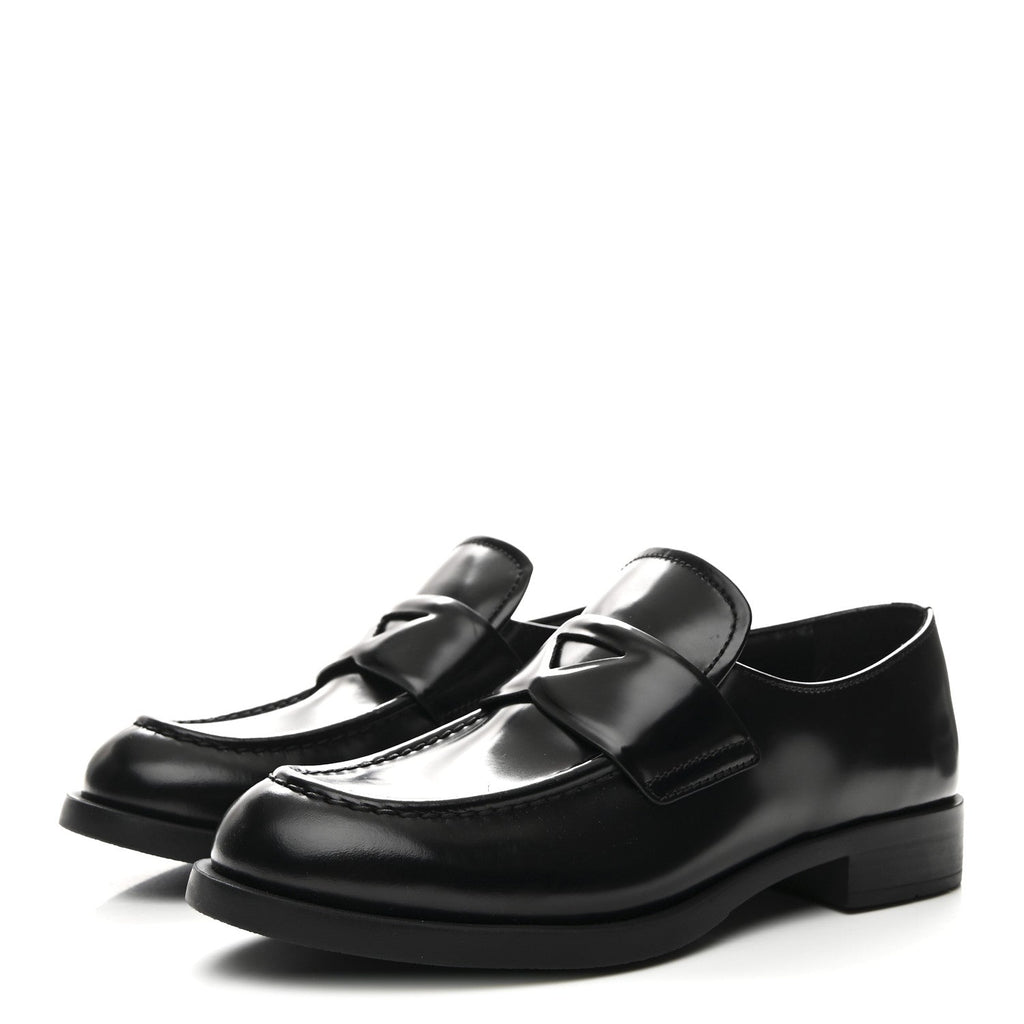 Spazzolato Loafers 37.5 Black
