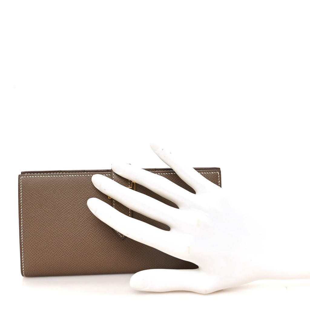 Epsom Bearn Gusset Wallet Etoupe