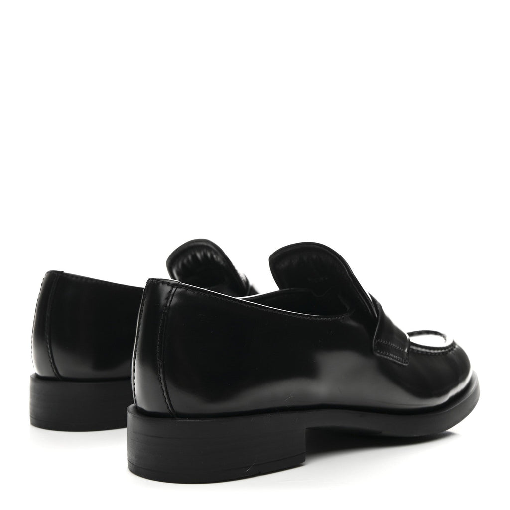 Spazzolato Loafers 37.5 Black