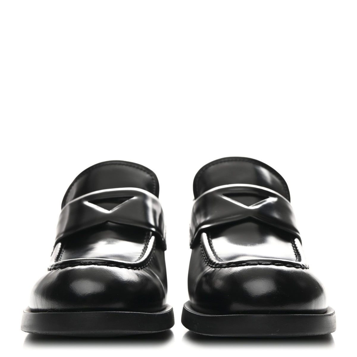 Spazzolato Loafers 37.5 Black