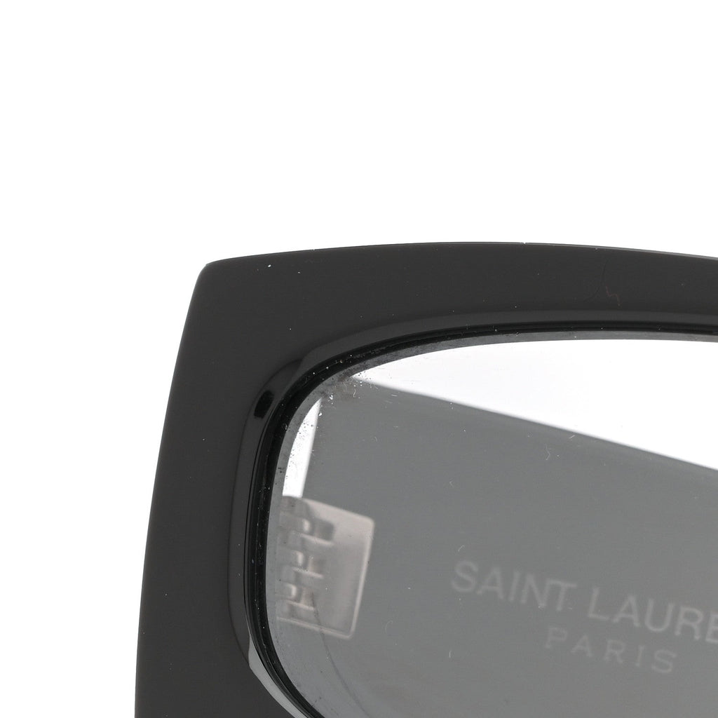 Acetate Rectangle SL M140/F Sunglasses Black