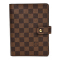 Damier Ebene Medium Ring Agenda Cover