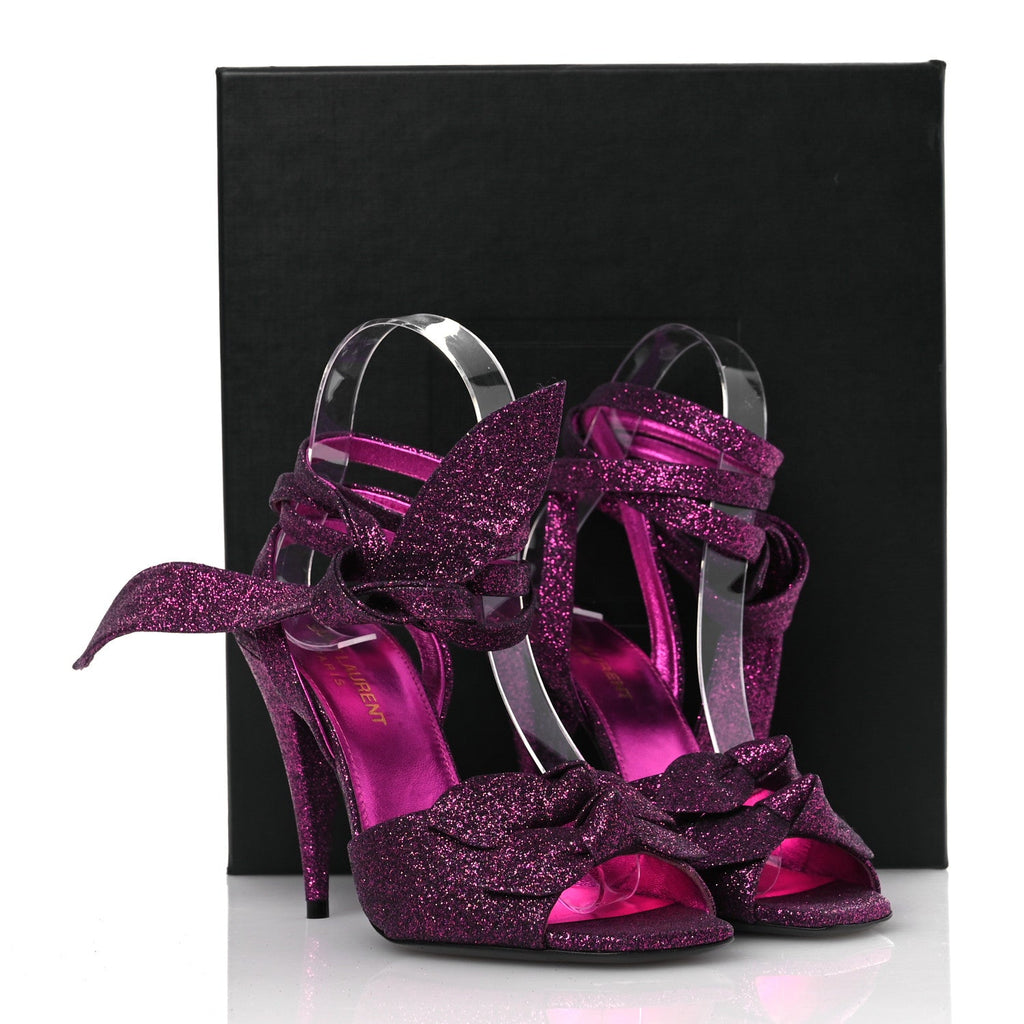Bright Hasar Kiki 100 Ankle Strap Sandals 36.5 Fucxia
